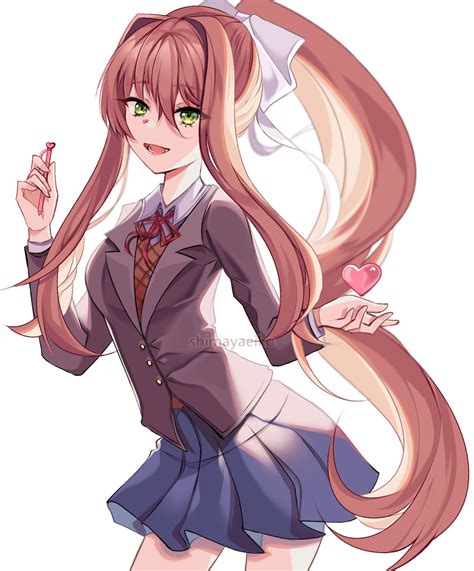 ddlc monika fanart